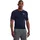 Armour HeatGear kurzarm Funktionsshirt Herren 410 midnight navy/white L