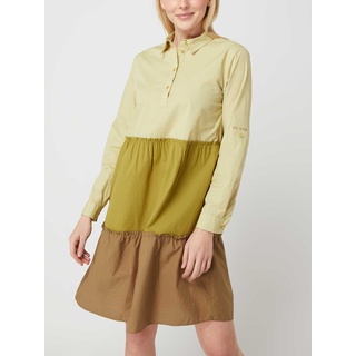Kleid aus Baumwolle, Oliv, XL