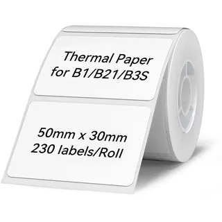 OEM Etiketten 50 x 30 mm Weiß 230 Stück