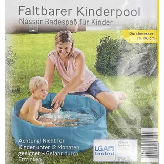 CRANE Faltbarer Kinderpool Pool Kinder Ø 86 cm Badespaß Planchbecken NEU OVP