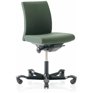 Bürodrehstuhl HÅG Creed 6002 Schwarz | Gestell Schwarz/Weiss/ Silber | Neigemechanik | gepolstert | HAG | höhenverstellbar | ergonomisch