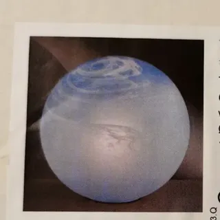 Honsel Glas Tischlampe Tischleuchte Kugel Glaskugel wasserblau 1xE27 Ø 30cm