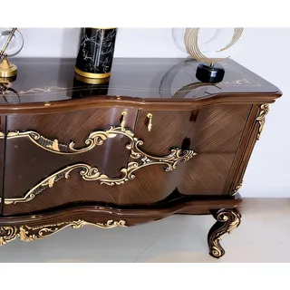Xlmoebel Sideboard Modernes braunes Holzsideboard mit stilvollem Design (Sideboard, Sideboard 240 x 50 x 96 cm), Made in Europa braun