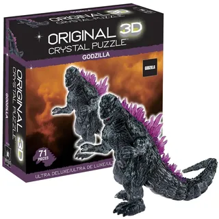 Bepuzzled, Godzilla Roars, Deluxe 3D Crystal Puzzle, Ages 12 and Up (US IMPORT)
