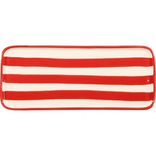 Lido Righe Servierteller 26,5 cm rechteckig rot