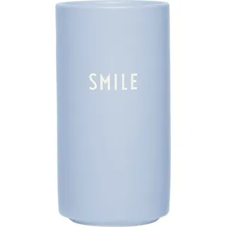 Favourite Smile Vase oder Kerzenständer hellblau
