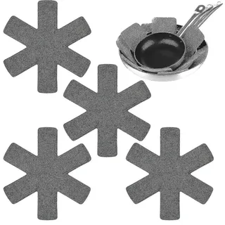 12-teiliges Set Filz-topfuntersetzer Zum Schutz Von Töpfen Und Pfannen, Stapelbar, Mit Trennfächern In 3 Größen: 38 Cm, 35 Cm, 26 Cm