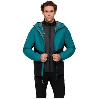 Mammut Alto Light 3in1 Hardshell Jacke - Deep Teal / Black - L
