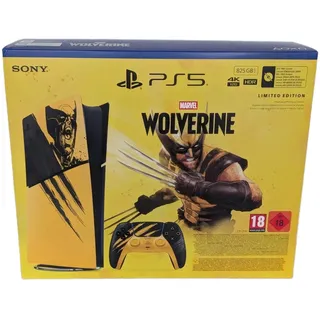 Sony PlayStation 5 Slim Digital Edition Marvel’s Wolverine Battle Yellow Limited Bundle