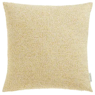 Tom Tailor Bouclé Dekokissen 45 x 45 cm Gelb