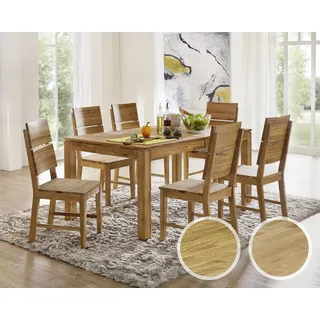 3S Frankenmöbel »Allrounder« Massivholz Esstisch 80x80 cm / Kernbuche geölt / mit Funktion / TI-0122