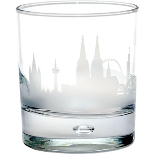 Tumbler Trinkglas Kölner Skyline / 6 Stück