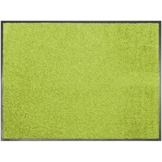 Primaflor-Ideen in Textil Fußmatte CLEAN, Made in Belgium, rechteckig, Höhe: 8,5 mm, Schmutzfangmatte, große Farbauswahl, waschbar grün 120 cm x 180 cm x 8,5 mm