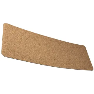 ANRO Fußmatte POET Schuhparkplatz schmal Schmutzfangmatte Unifarben, eckig, Höhe: 3 mm, Schuh-Abstellplatz rutschfest 25x100cm Kräusel Natur wasserdicht beige 25 cm x 100 cm x 3 mm