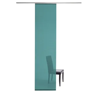 Homing "Manhattan" Gr. 1, blau (türkis), B:60cm H:245cm, Polyester, Gardinen, modern, Wohnzimmer, Schlafzimmer