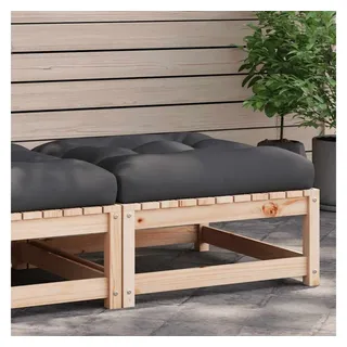 vidaXL Gartenhocker mit Kissen Holz Kiefer