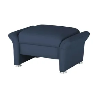 himolla Lederhocker  6001 , blau , Maße (cm): B: 79 H: 41 T: 57.0