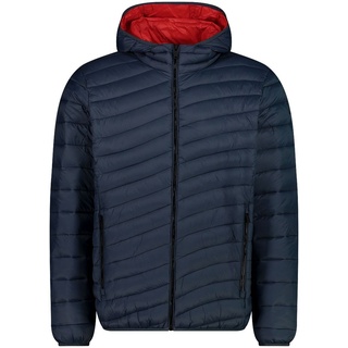 CMP Herren Outdoorjacke Steppjacke wattierte Jacke Man Jacket Fix Hood, Farbe:Blau, Artikel:-U911 titanio, Größe:54
