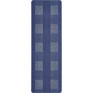 andiamo Teppich Dalia strapazierfähiger Teppichläufer aus Polypropylen pflegeleicht und fleckenbeständig 67 x 200 cm hellblau