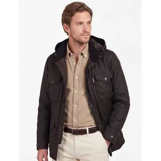 Barbour braune einfarbige Winterjacke normale Passform - Schwarz - XL