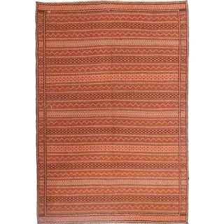 Orientteppich Kelim Fars 165x232 Handgewebter Orientteppich / Perserteppich, Nain Trading, rechteckig, Höhe: 4 mm rot