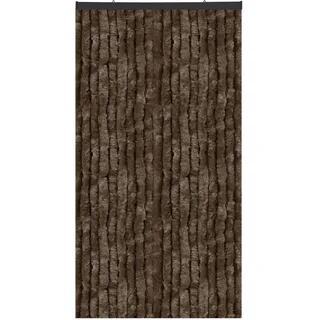 Arsvita Flauschvorhang 160x200 cm Unistreifen braun