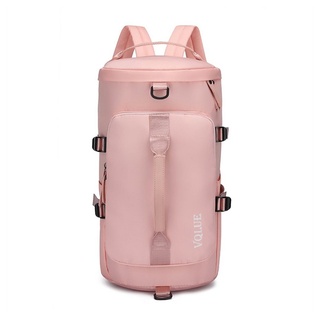 Rouemi Sporttasche Damen Reisetasche mit großer Kapazität, multifunktionale Sporttasche rosa