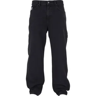 Karl Kani Retro Baggy Workwear Denim Schwarz 28