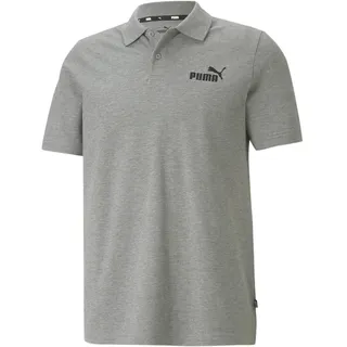 Puma Herren Poloshirt, Medium Gray Heather, 4XL