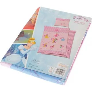 Disney Princess Bettwäsche Bettgarnitur Bettset Bettbezüge Baumwolle Pink
