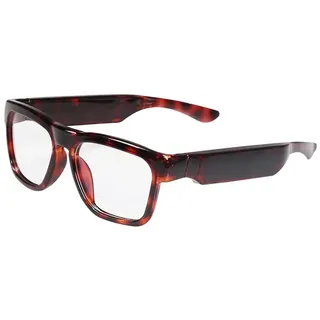 OhO Smart-Brille, 128 G, MP3-Bluetooth-Sonnenbrille mit offenem Ohr-Lautsprecher, Kopfhörer, Indoor- und Outdoor-Sport, polarisierter UV-Schutz, für Männer und Frauen, 128 GB, Schildkrötenbraun,