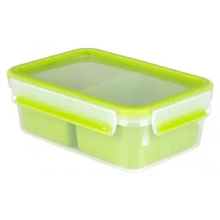 Emsa Frischhaltedose rechteckig transparent/grün 1 l