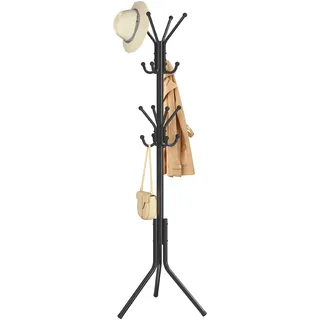 Songmics Garderobenständer 175 cm tintenschwarz