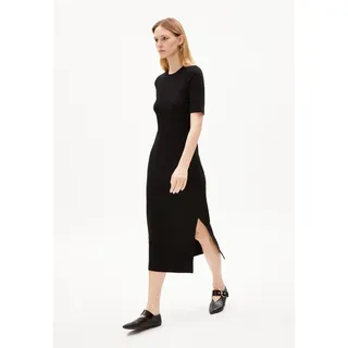 ARMEDANGELS Ripp-Jerseykleid Shirtkleid Schwarz XXL