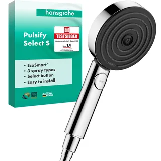 Hansgrohe Pulsify Select S Handbrause 3 Strahlarten EcoSmart chrom