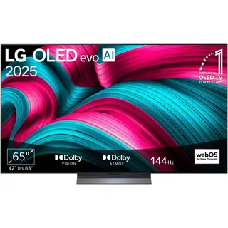 LG OLED65C5ELB 65" 4K OLED evo AI Smart TV C5