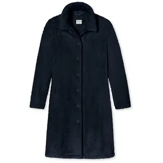 SCHIESSER Bademantel Teddy Fleece Blau M