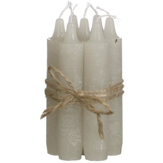 Annastore Spitzkerze 7-tlg. Set Kerzen H 11 cm - Stabkerzen für Flaschen und Vasen weiß