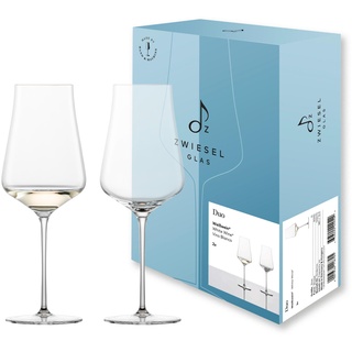 Zwiesel Glas Weißweinglas Duo (2-er Set), hand- und maschinengefertigte Weißweingläser, spülmaschinenfeste Tritan-Kristallgläser (Art.-Nr. 123473)