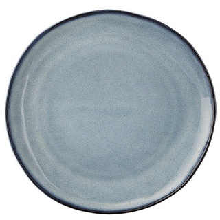 Bloomingville Speiseteller, Blau H:2cm D:22cm Keramik blau