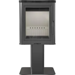 Kratki KOZA K5 S/N Ø 150 7 kW Stahl Schwarz mit Standfuß