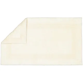 CAWÖ Badteppich Luxus Badteppich 1000 Beige 100 x 60 cm