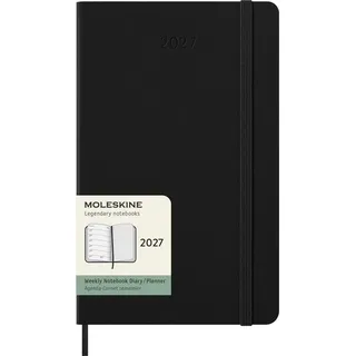 Moleskine Wochen Notizkalender 2027 Schwarz