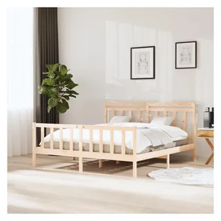 vidaXL Massivholzbett 180 x 200 cm Brown