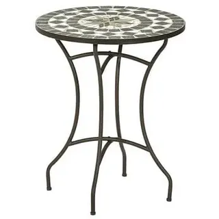 Dehner Mosaiktisch Diana, Braun, Grau, Weiß