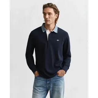 GANT REG CHAMBRAY HEAVY RUGGER blau M