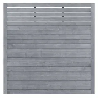 Traumgarten Sichtschutzzaun 179 x 179 cm grau lasiert