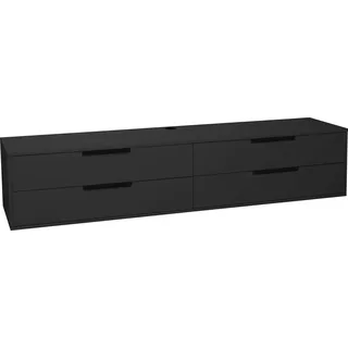 Mäusbacher Bonnie Lowboard 216x47x45 cm Anthrazit matt/Metall/Holzwerkstoff