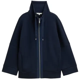 Tom Tailor Sweatjacke Boxy Fit blau S