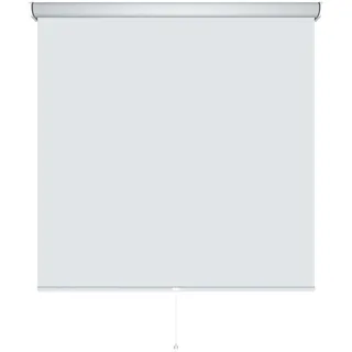 Fenster Rollo Springrollo Mittelzugrollo 14 Farben Breite 62 bis 202 cm Länge 180 cm Bedienung Mittelzug Stoff blickdicht lichtundurchlässig verdunkelnd abdunkelnd (132 x 180 cm / Hellgrau, Grau)